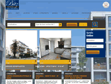 Tablet Screenshot of bitz-immobilier.eu